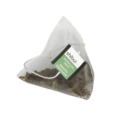 Moroccan Mint Green Tea - Whole Leaf Pyramid Bags