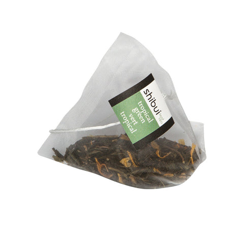 Tropical Green - Green Tea - Whole Leaf Pyramid Bags